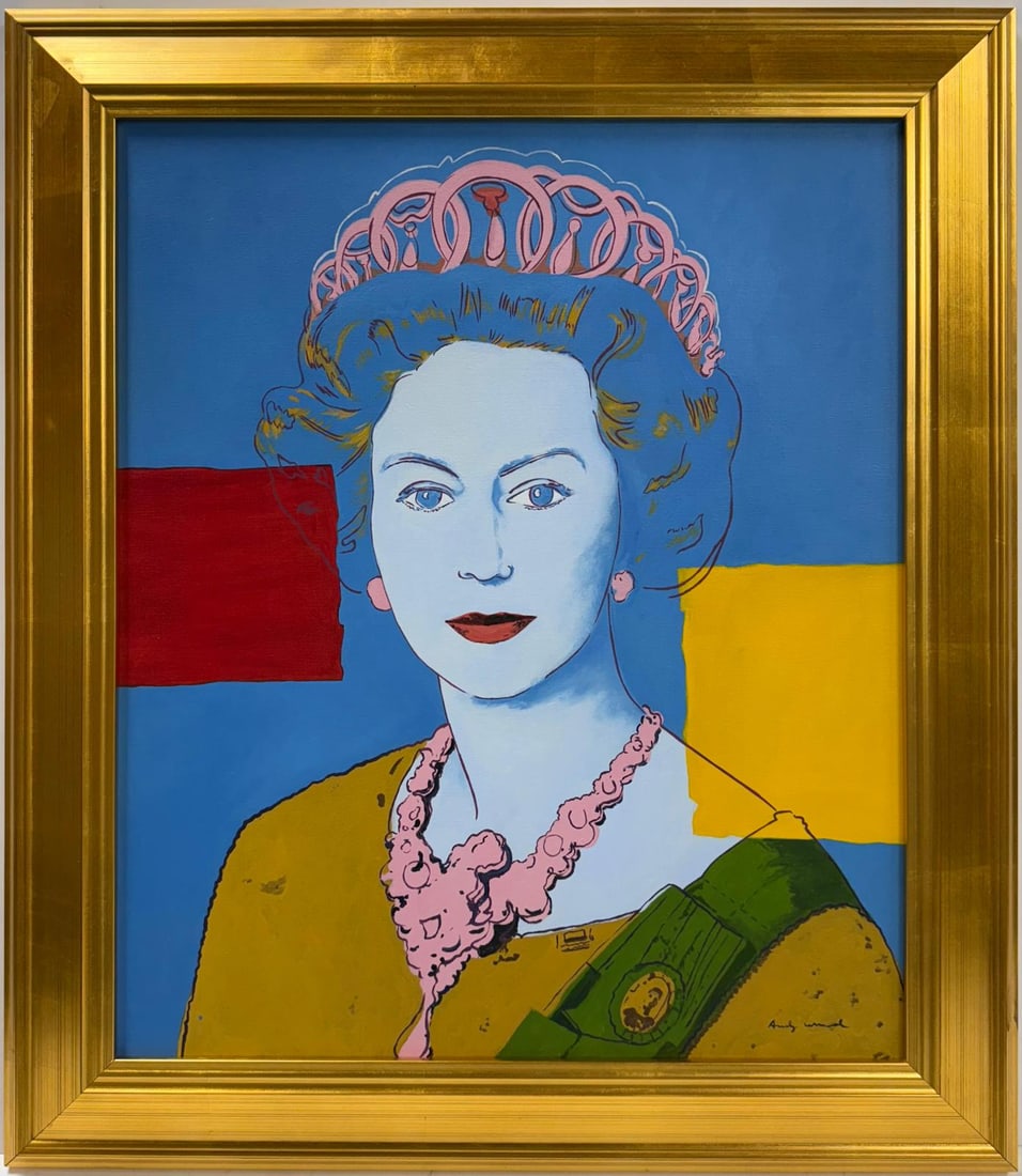 Andy Warhol American 1928-1987 Acrylic/Canvas in the style of. Haring & Warhol Pop Art Era (1 of 5)