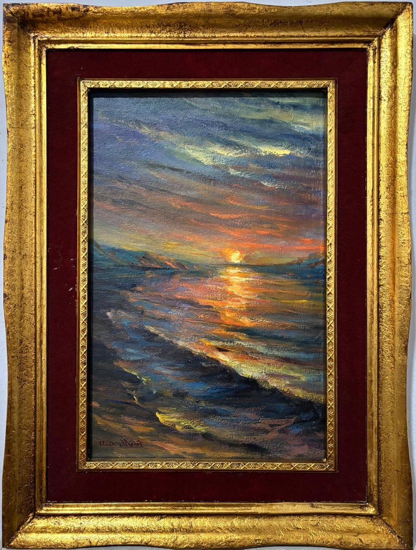 Claude Monet French 1840 - 1926 Oil on canvas in the style of. Renoir & Manet Impressionist Era. (1 of 6)