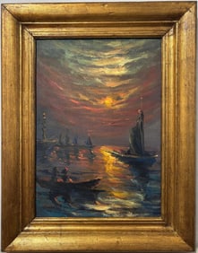 Claude Monet French 1840 - 1926 Oil on canvas in the style of. Renoir & Manet Impressionist Era.