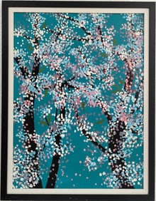 Damien Hirst Acrylic on canvas painting. in the style of. Modern and Contemporary Era