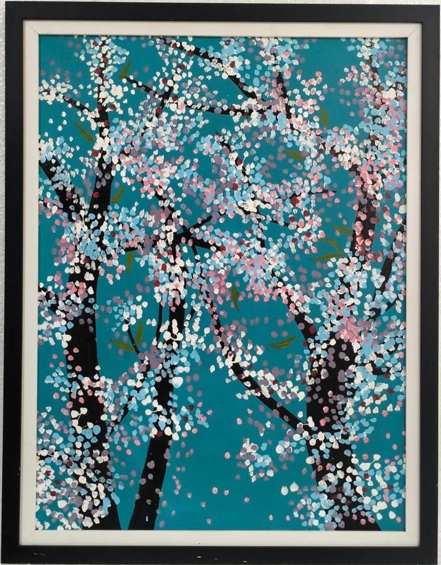 Damien Hirst Acrylic on canvas painting. in the style of. Modern and Contemporary Era: Title: Politeness (H9-4), from The Virtues Medium: Acrylic on canvas Size: 31 x 23 inches Year: Undated Collection: Private collection This artwork, titled Politeness (H9-4), from The Virtues, is an a