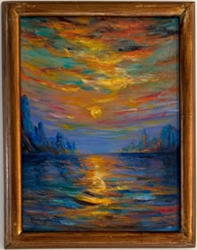 Claude Monet French 1840 - 1926 Oil on canvas in the style of. Renoir & Manet Impressionist Era.