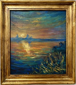 Claude Monet French 1840 - 1926 Oil on canvas in the style of. Renoir & Manet Impressionist Era.