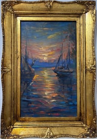 Claude Monet French 1840 - 1926 Oil on canvas in the style of. Renoir & Manet Impressionist Era.