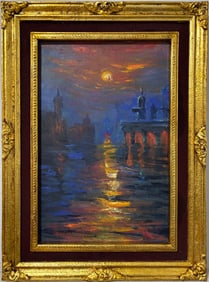 Claude Monet French 1840 - 1926 Oil on canvas in the style of. Renoir & Manet Impressionist Era.