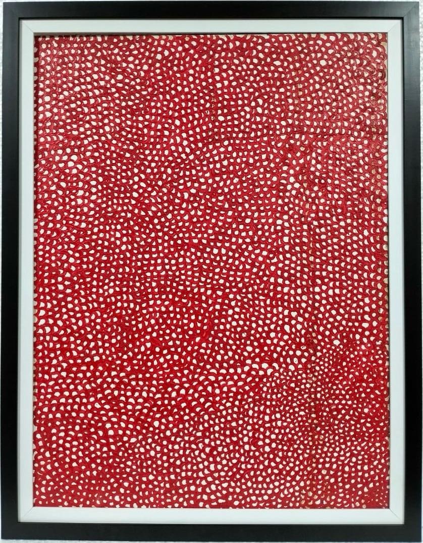 Yayoi Kusama (B.1929), In the Style of. Andy Warhol and Haring Pop Art Era. Oil on canvas (1 of 6)