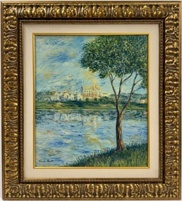 Claude Monet French 1840 - 1926 Oil on canvas In the Style of. Renoir & Manet Impressionist Era.