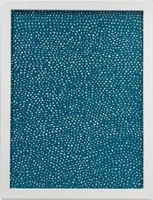 Yayoi Kusama (B.1929), In the Style of. Andy Warhol and Haring Pop Art Era. Oil on canvas