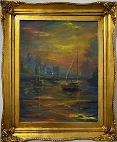 Claude Monet French 1840 - 1926 Oil on canvas in the style of. Renoir & Manet Impressionist Era.