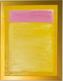 Mark Rothko Russian 1903 - 1970 Oil on canvas painting in the style of. Pollock, Kline, Abstract Era