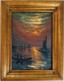 Claude Monet French 1840 - 1926 Oil on canvas In the Style of. Renoir & Manet Impressionist Era. (1 of 7)
