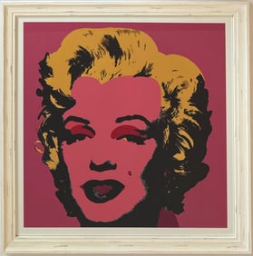 Andy Warhol American 1928-1987 Monroe Screenprint in the style of.Haring and Warhol Pop Art Era
