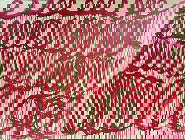 Cy Twombly American 1928 - 2011 Acrylic/Canvas Large Painting Abstract Expressionist In The Style of (1 of 11)