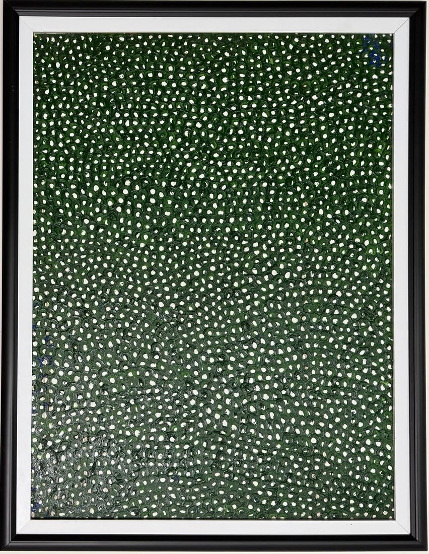 Yayoi Kusama (B.1929), In the Style of. Andy Warhol and Haring Pop Art Era. Acrylic on Canvas (1 of 6)