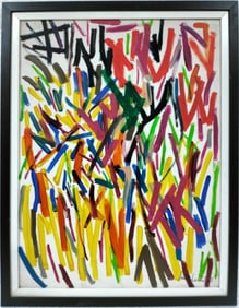 Joan Mitchell American Oil on canvas Painting In The Style of. Rothko, Kline, & Pollock Era