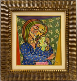 Pablo Picasso Spanish Oil on Canvas . Dali, Magritte, Chagall & Picasso Era