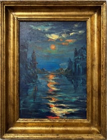 Claude Monet French 1840 - 1926 Oil on Canvas In the Style of. Renoir & Manet Impressionist Era.