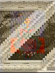 Pablo Picasso Spanish Oil on Canvas In The Style Of. Dali, Magritte, Chagall & Picasso Era