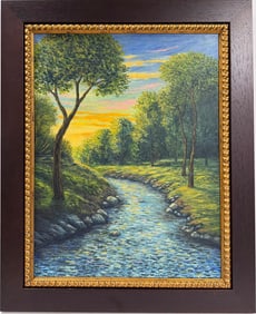 Claude Monet French 1840 - 1926 Oil on Canvas In the Style of. Renoir & Manet Impressionist Era.