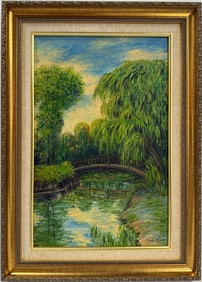 Claude Monet French 1840 - 1926 Oil on Canvas In the Style of. Renoir & Manet Impressionist Era.