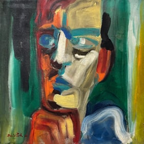 David Park (American, 1911–1960) Oil on Canvas In the Style of. Abstract Expressionism Style