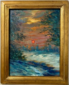 Claude Monet French 1840 - 1926 Oil on Canvas . Renoir & Manet Impressionist Era.