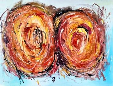 Cy Twombly American 1928 - 2011 Acrylic/Canvas Large Painting Abstract Expressionist In The Style of
