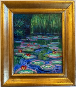 Claude Monet French 1840 - 1926 Oil on Canvas in the style of. Renoir & Manet Impressionist Era.