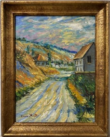 Claude Monet French 1840 - 1926 Oil on Canvas In the Style of. Renoir & Manet Impressionist Era.