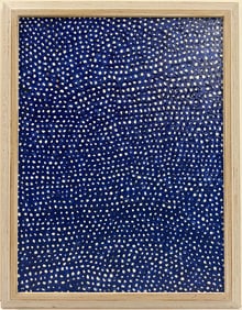Yayoi Kusama (B.1929), In the Style of. Andy Warhol and Haring Pop Art Era. Oil on Canvas