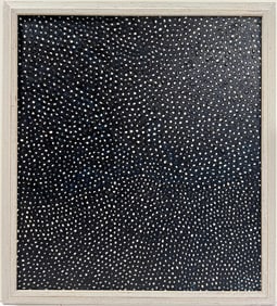 Yayoi Kusama (B.1929), In the Style of. Andy Warhol and Haring Pop Art Era. Oil on Canvas