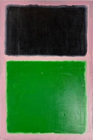 Mark Rothko Russian 1903 - 1970 Oil on Canvas painting in the style of. Pollock, Kline, Abstract Era
