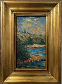 Claude Monet French 1840 - 1926 Oil on Canvas In the Style of. Renoir & Manet Impressionist Era.