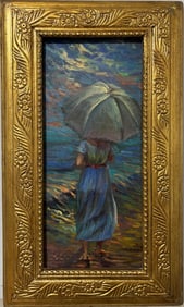 Claude Monet French 1840 - 1926 Oil on Canvas In the Style of. Renoir & Manet Impressionist Era.
