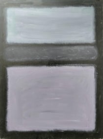 Mark Rothko Russian 1903 - 1970 Oil on Canvas painting in the style of. Pollock, Kline, Abstract Era