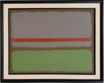 Mark Rothko Russian 1903 - 1970 Oil on Canvas painting in the style of. Pollock, Kline, Abstract Era