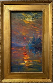 Claude Monet French 1840 - 1926 Oil on Canvas In the Style of. Renoir & Manet Impressionist Era.