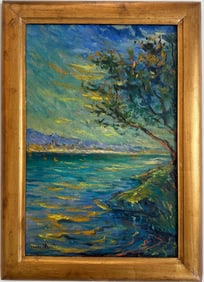 Claude Monet French 1840 - 1926 Oil on Canvas Painting in the style of, Modigliani ,Degas Era