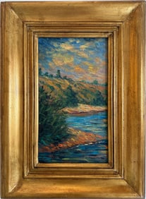 Claude Monet French 1840 - 1926 Oil on Canvas Painting in the style of, Modigliani ,Degas Era