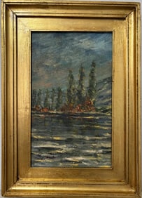 Claude Monet French 1840 - 1926 Oil on Canvas Painting in the style of, Modigliani ,Degas Era
