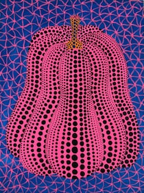 Yayoi kusama (B.1929) Pumpkin Acrylic on canvas Japanese In the Style of. Pop Art Era