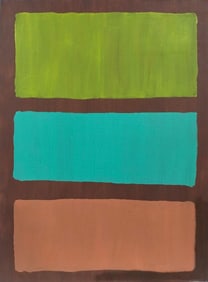 Mark Rothko Russian 1903 - 1970 Oil on Canvas painting in the style of. Pollock, Kline, Abstract Era