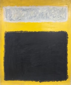 Mark Rothko Russian 1903 - 1970 Oil on Canvas painting in the style of. Pollock, Kline, Abstract Era