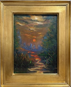 Claude Monet French 1840 - 1926 Oil on Canvas in the style of. Renoir & Manet Impressionist Era.
