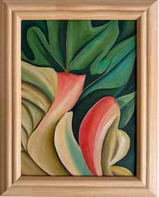 Georgia O’Keeffe American 1887–1986, Oil on Canvas in the style of Arthur Dove, Charles Demuth
