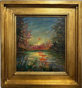 Claude Monet French 1840 - 1926 Oil on Canvas in the style of. Renoir & Manet Impressionist Era.