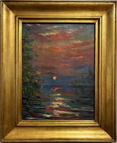 Claude Monet French 1840 - 1926 Oil on Canvas  in the style of  . Renoir & Manet Impressionist Era.