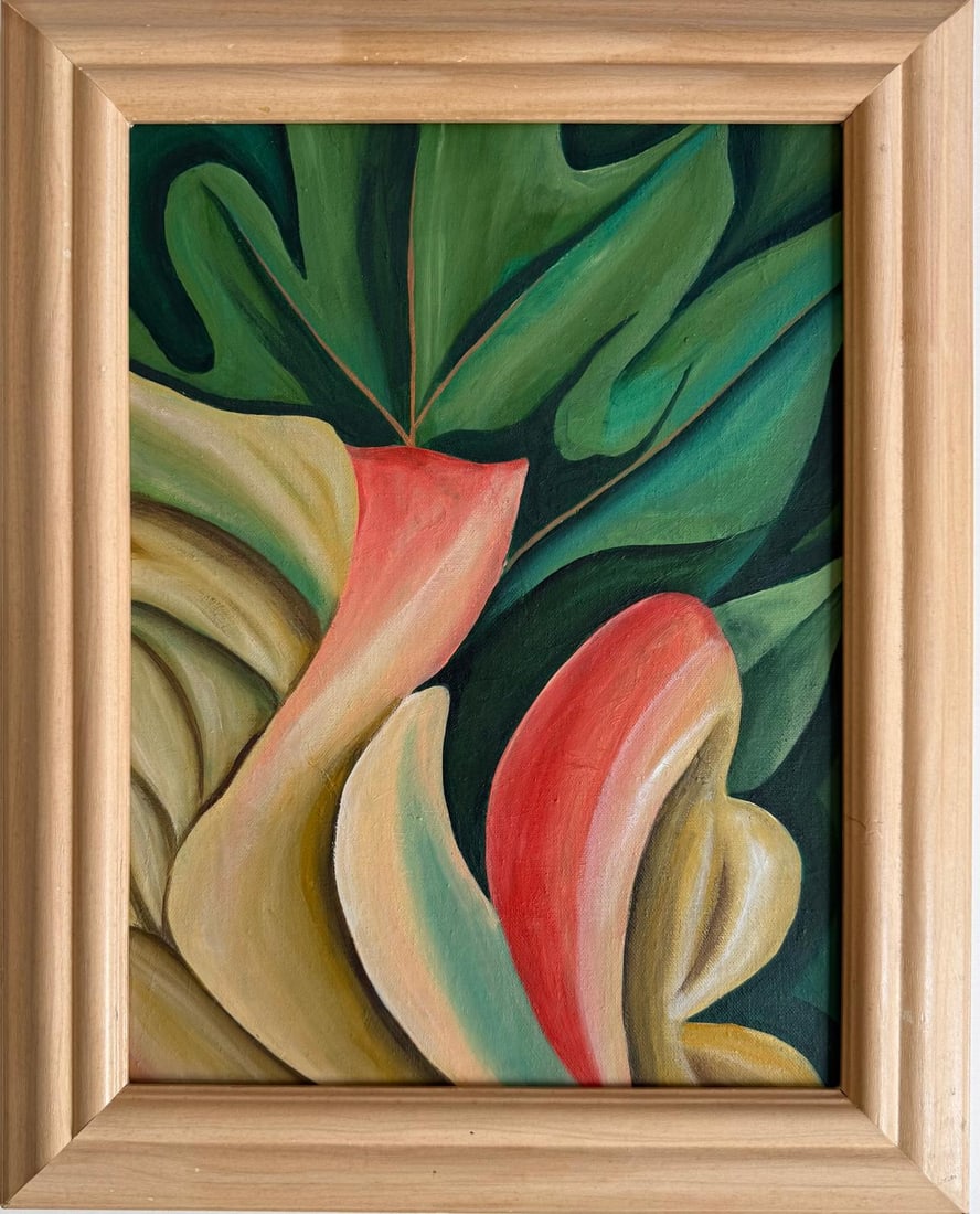 Georgia O’Keeffe American 1887–1986, Oil on Canvas in the style of Arthur Dove, Charles Demuth (1 of 7)