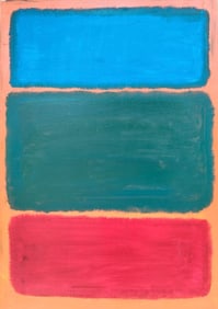 Mark Rothko Russian 1903 - 1970 Oil on Canvas painting in the style of. Pollock, Kline, Abstract Era