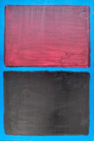 Mark Rothko Russian 1903 - 1970 Oil on Canvas painting in the style of. Pollock, Kline, Abstract Era